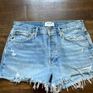 AGOLDE Parker short (light denim)